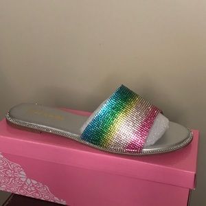 Rainbow sandals